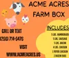 Acme Acres Farm Box